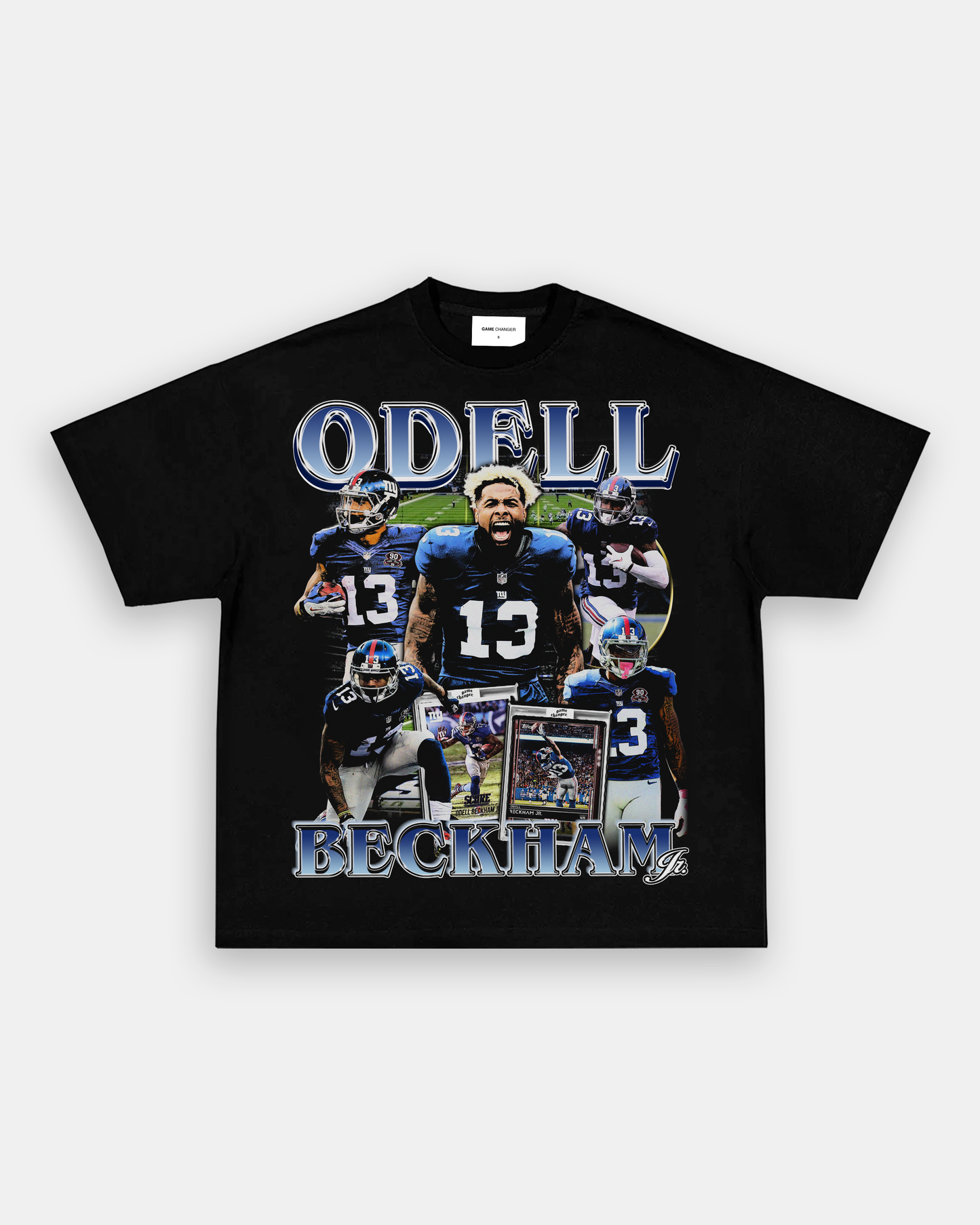 Unisex-Adult Ultra Cotton Washed T-Shirt Graphic ODELL BECKHAM JR - GIANTS TEE