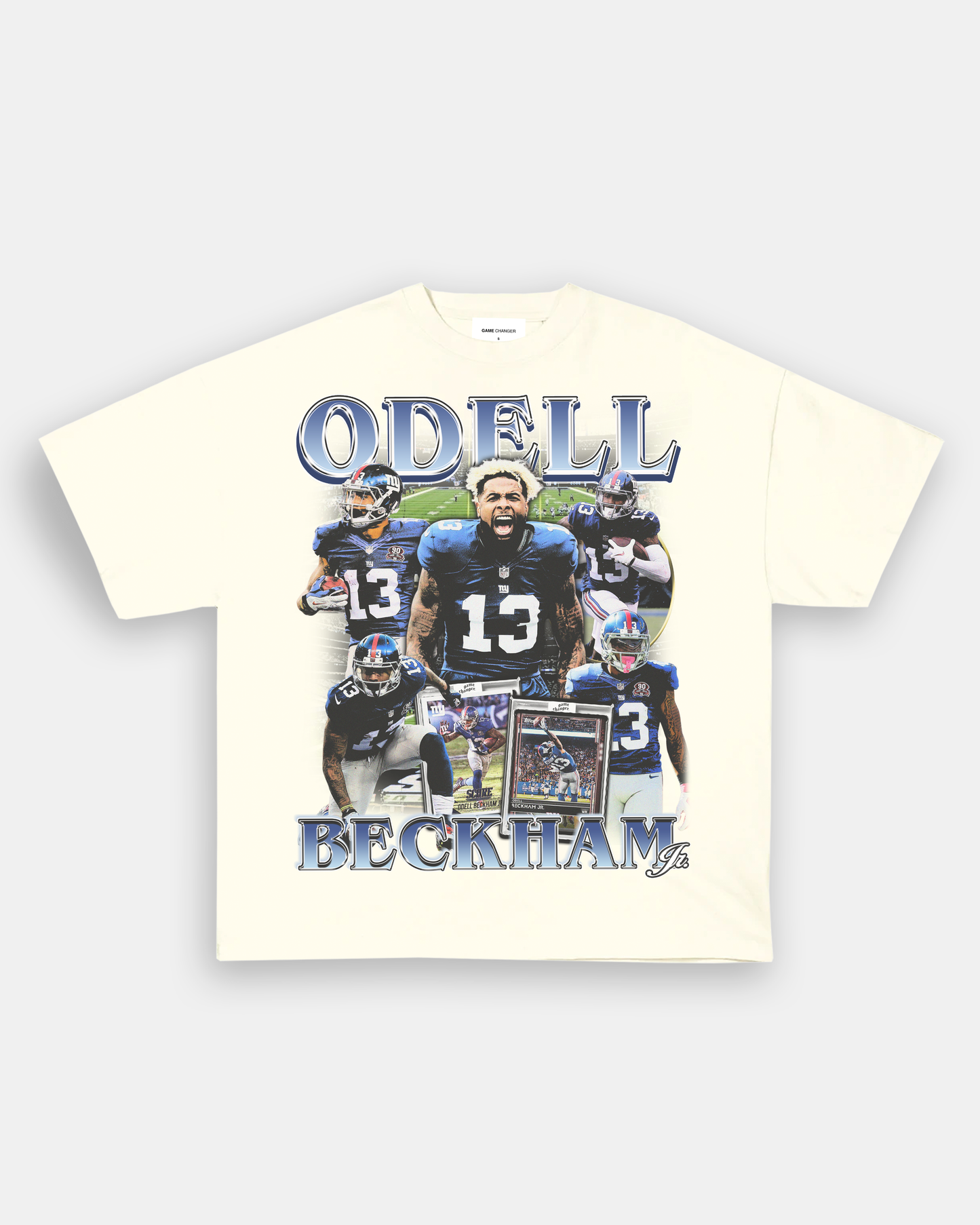 Unisex-Adult Ultra Cotton Washed T-Shirt Graphic ODELL BECKHAM JR - GIANTS TEE