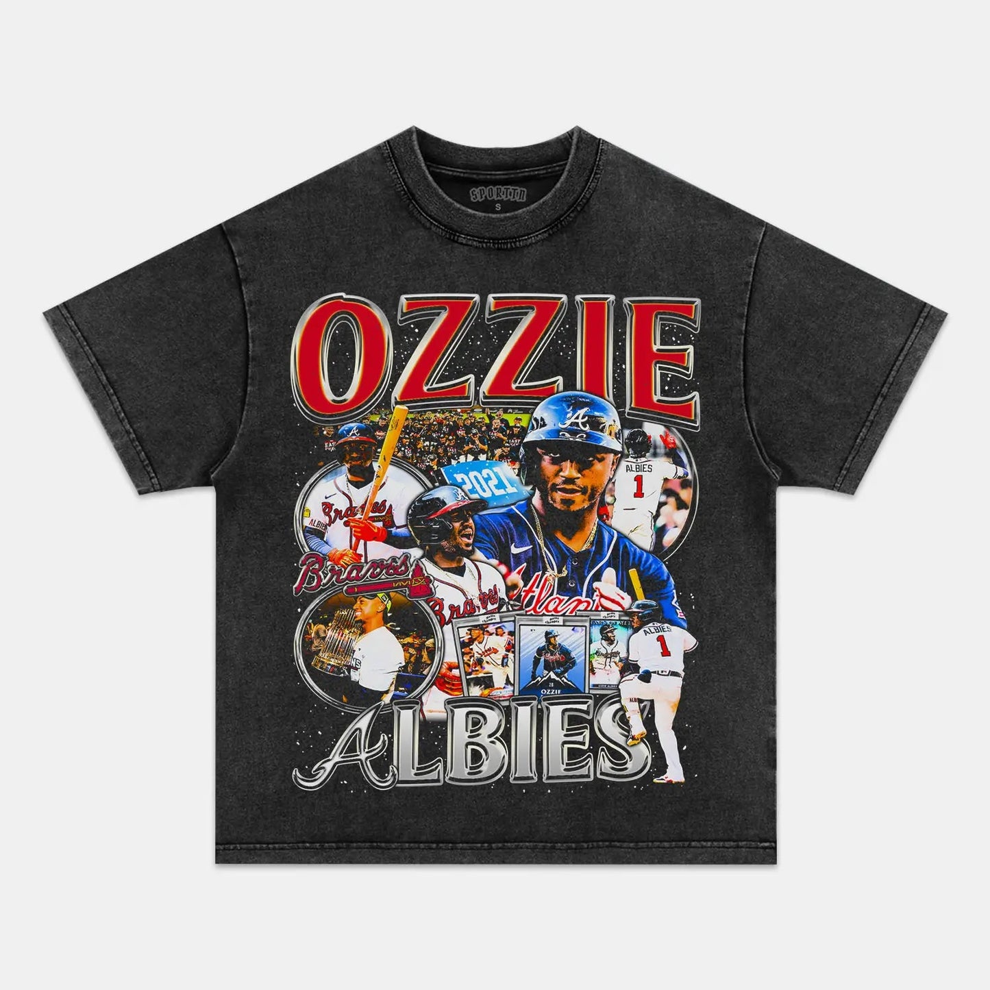 Unisex-Adult Ultra Cotton Washed T-Shirt Graphic  OZZIE ALBIES TEE