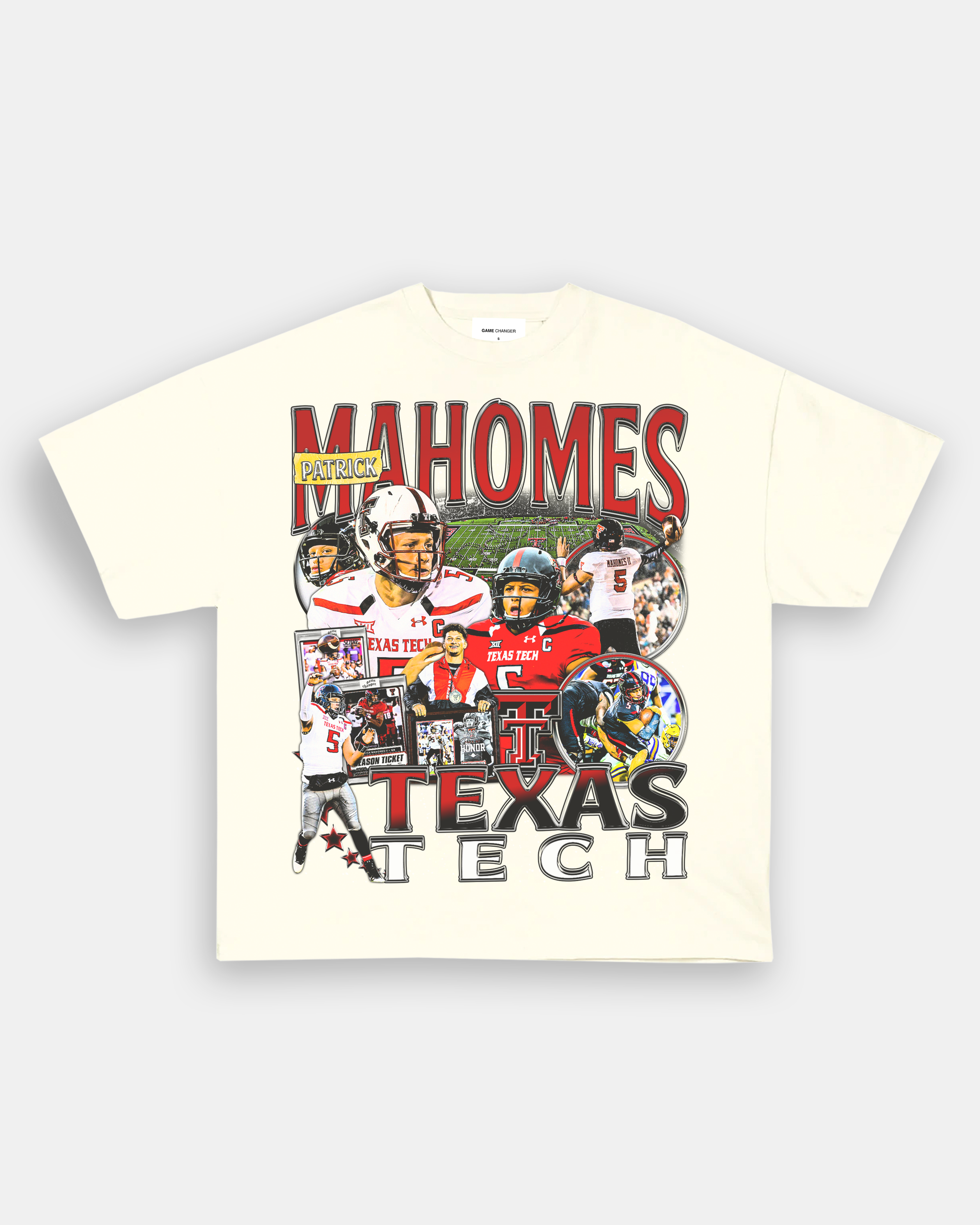 Unisex-Adult Ultra Cotton Washed T-Shirt Graphic PATRICK MAHOMES - TT TEE