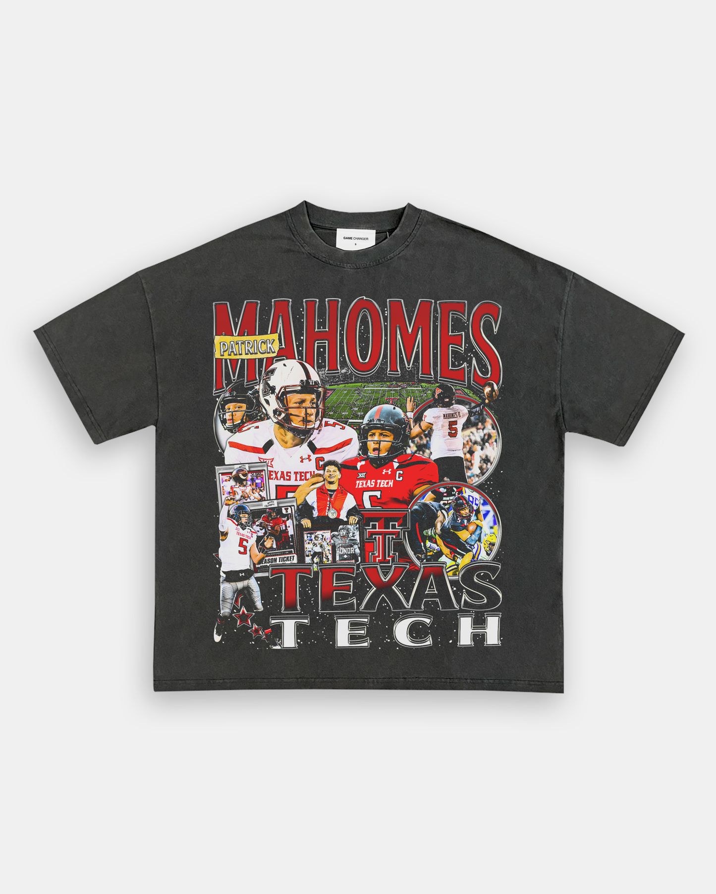 Unisex-Adult Ultra Cotton Washed T-Shirt Graphic PATRICK MAHOMES - TT TEE