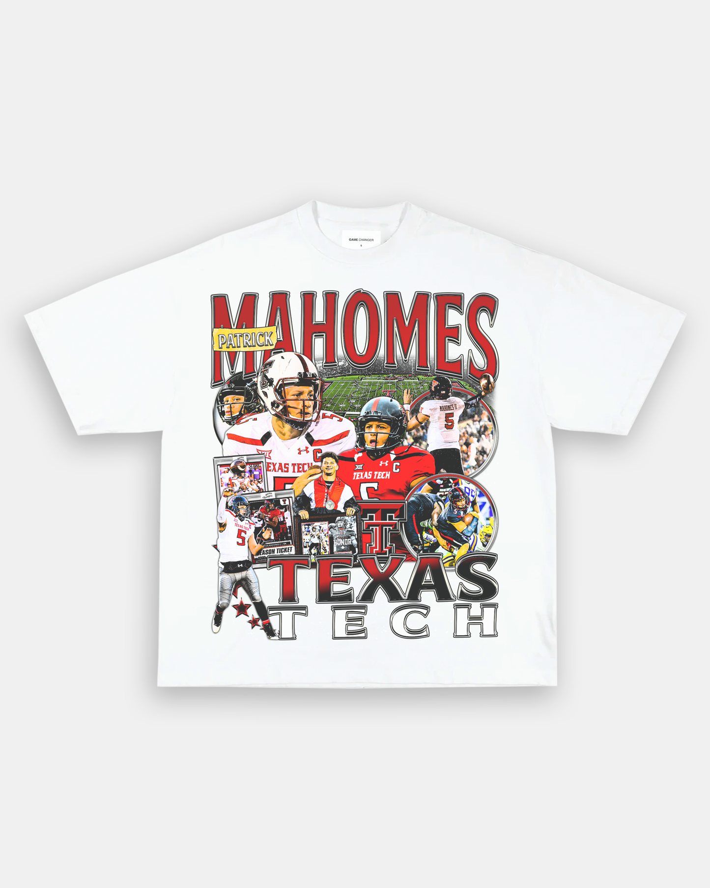 Unisex-Adult Ultra Cotton Washed T-Shirt Graphic PATRICK MAHOMES - TT TEE