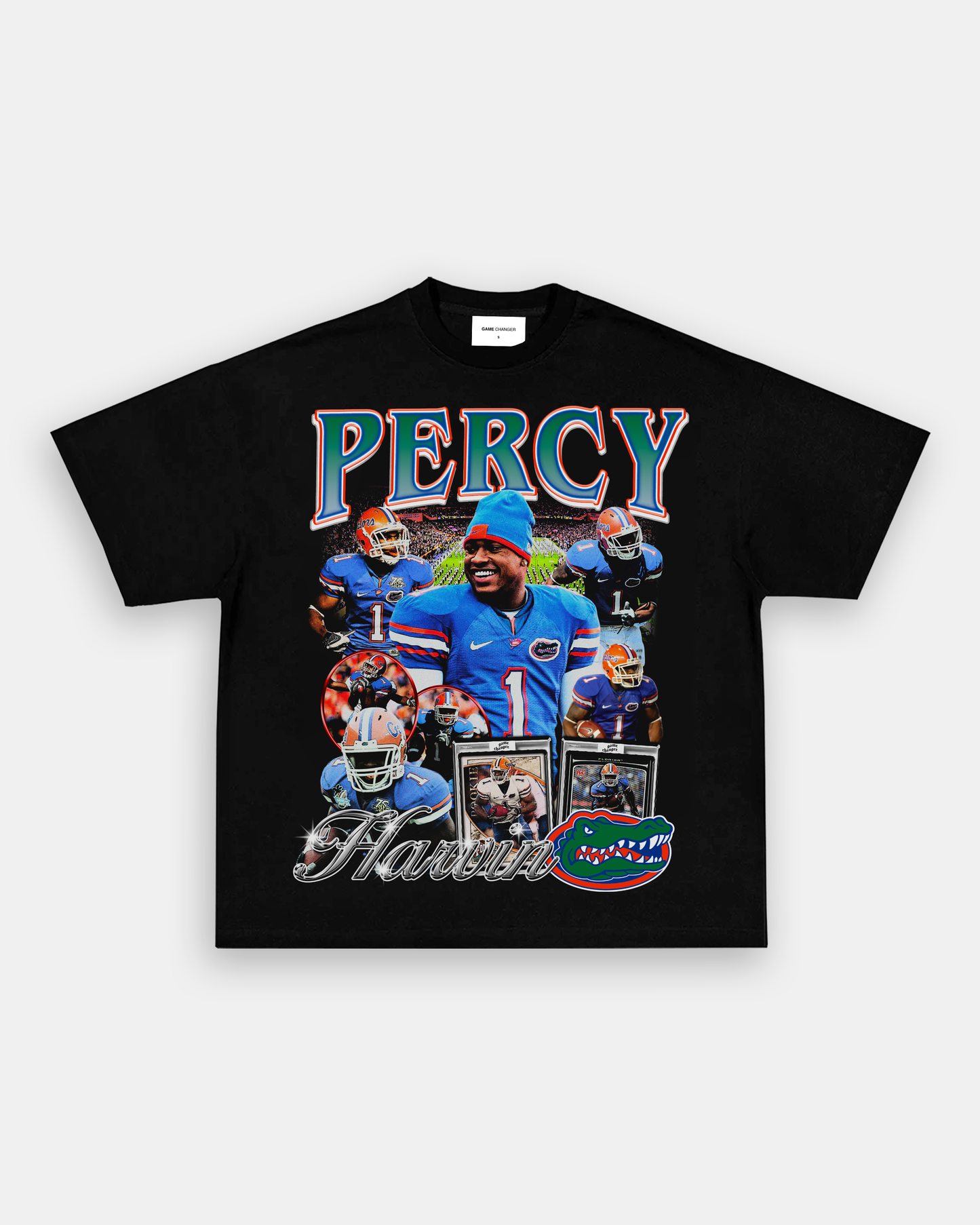 Unisex-Adult Ultra Cotton Washed T-Shirt Graphic PERCY HARVIN - FLORIDA TEE