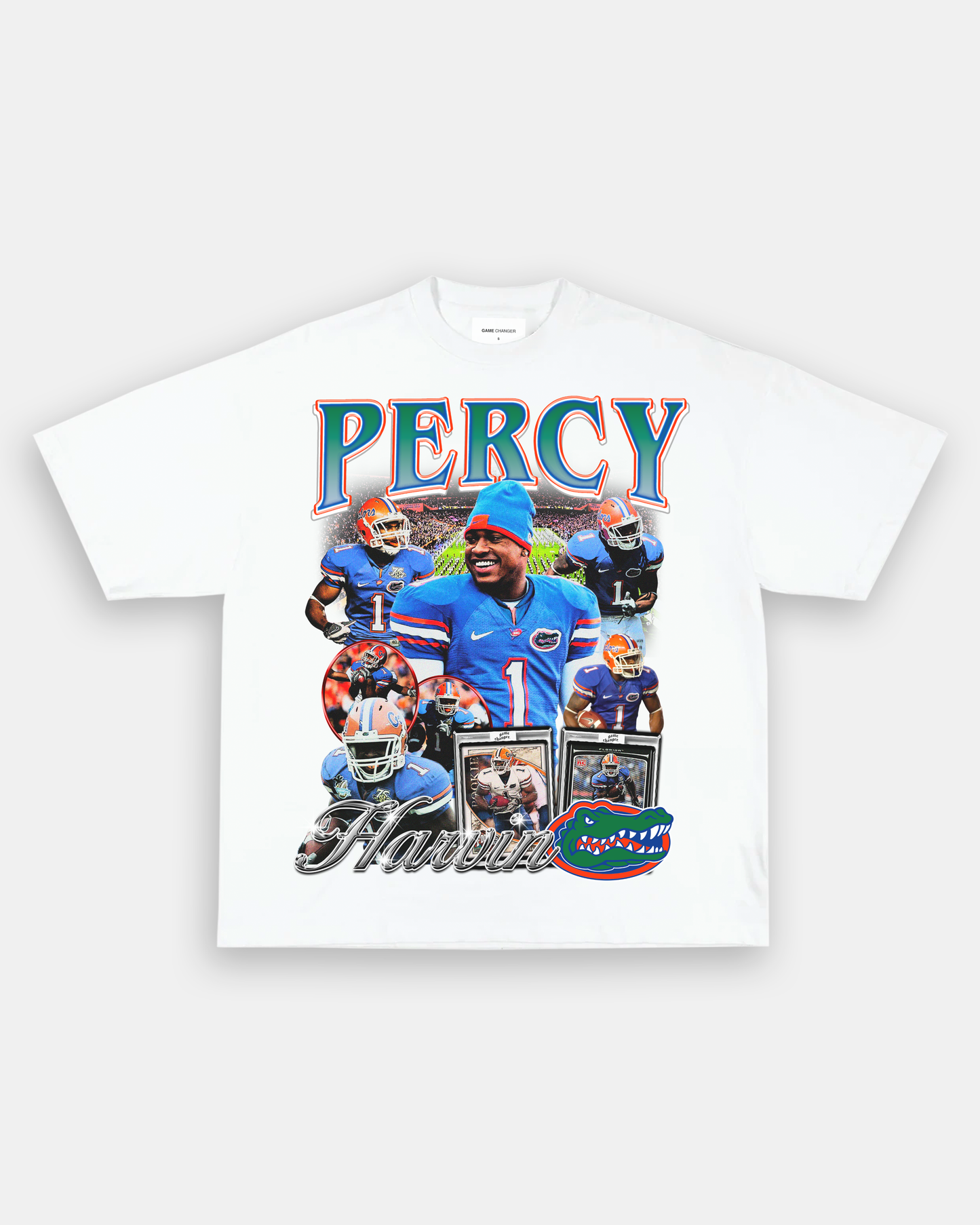 Unisex-Adult Ultra Cotton Washed T-Shirt Graphic PERCY HARVIN - FLORIDA TEE