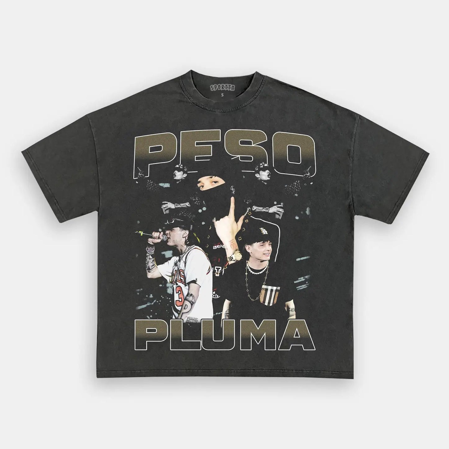 Unisex-Adult Ultra Cotton Washed T-Shirt Graphic  PESO PLUMA 2 TEE