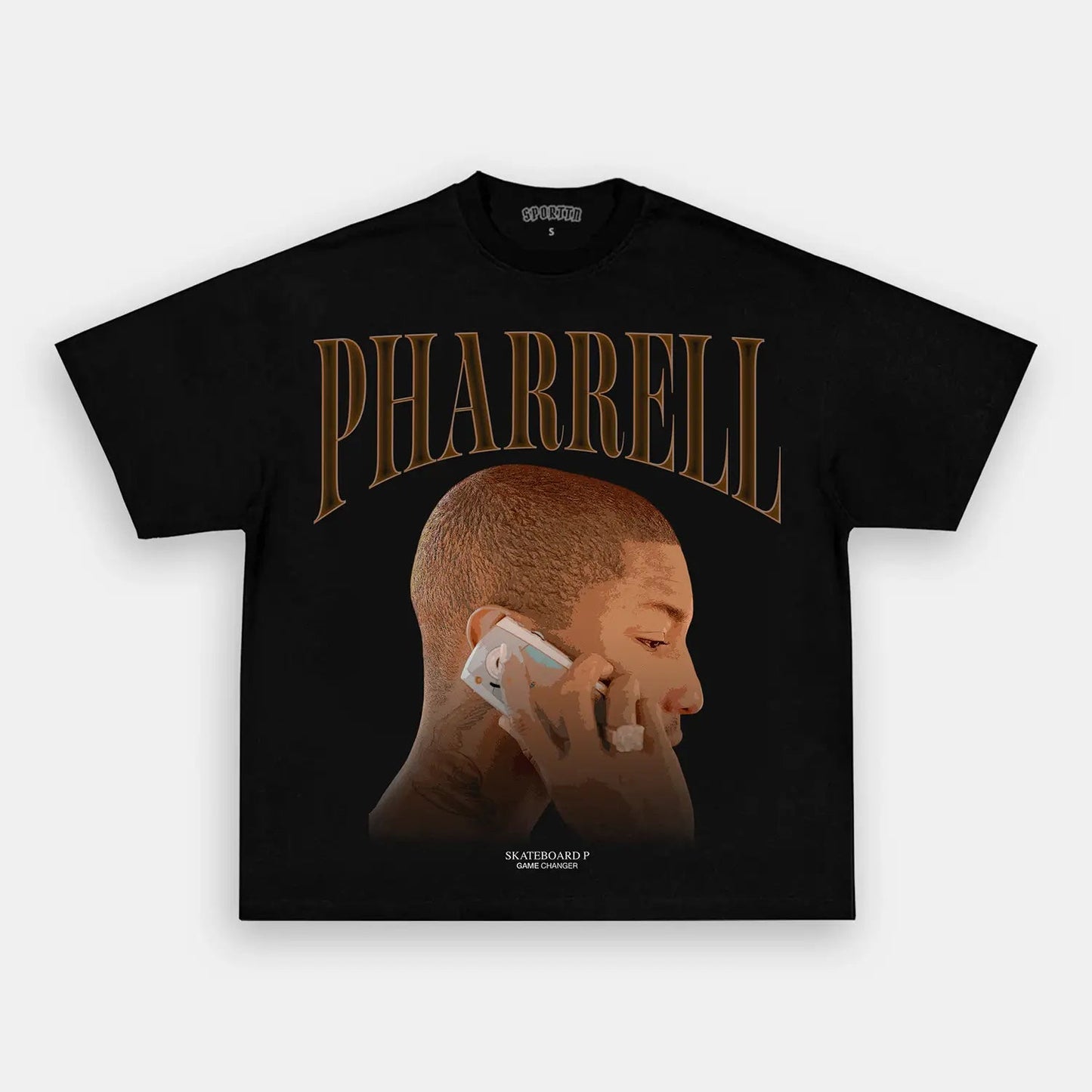 Unisex-Adult Ultra Cotton Washed T-Shirt Graphic  PHARRELL_TEE