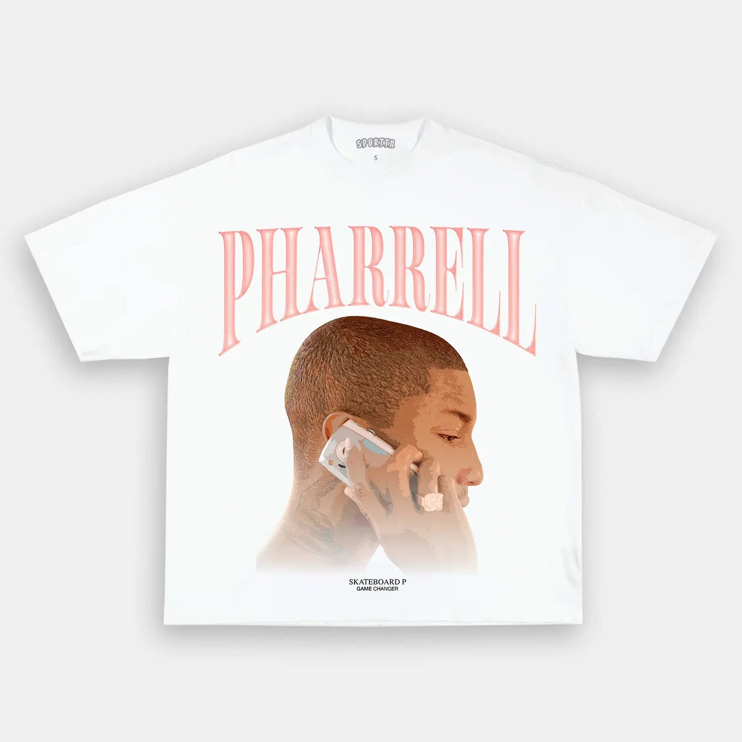 Unisex-Adult Ultra Cotton Washed T-Shirt Graphic  PHARRELL_TEE