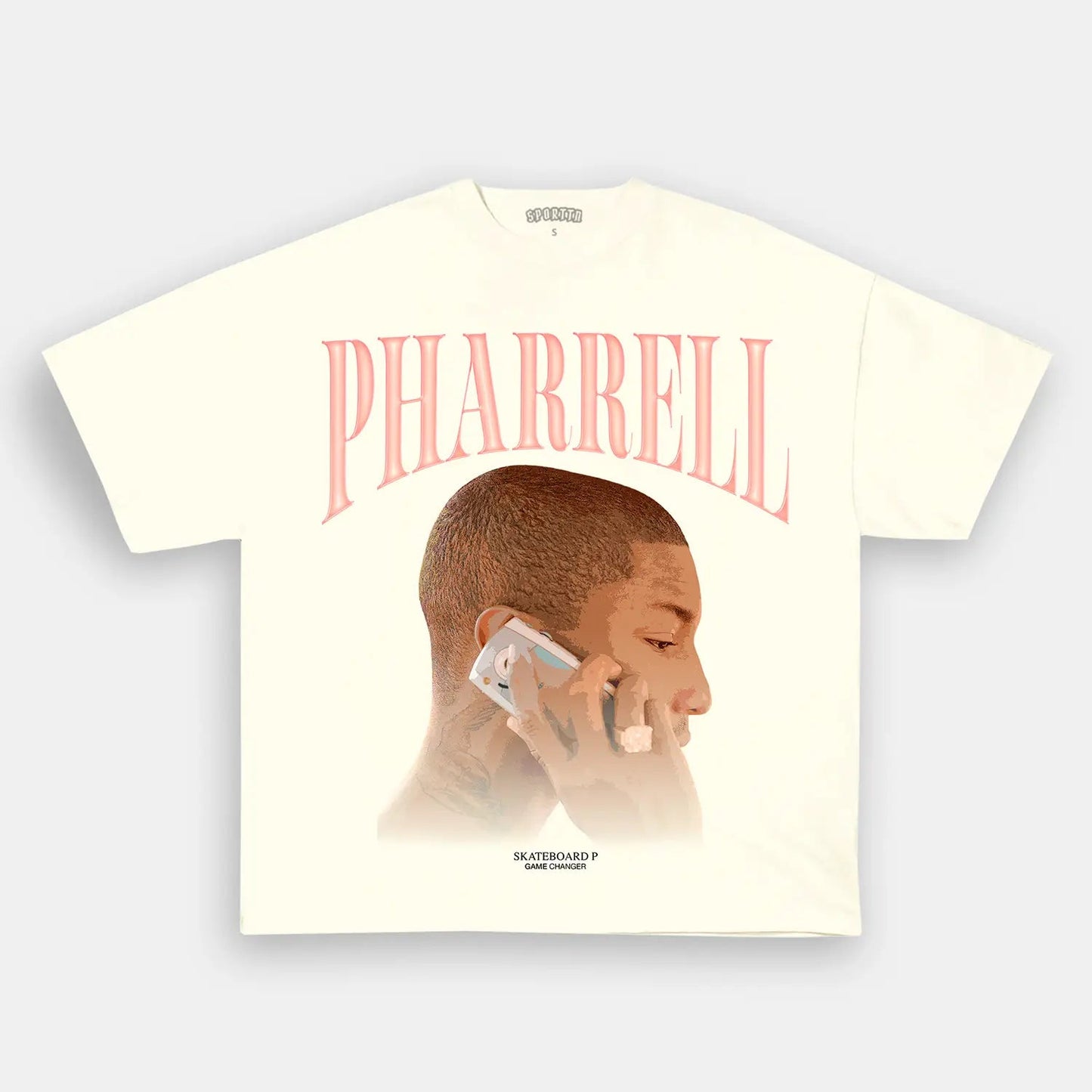 Unisex-Adult Ultra Cotton Washed T-Shirt Graphic  PHARRELL_TEE