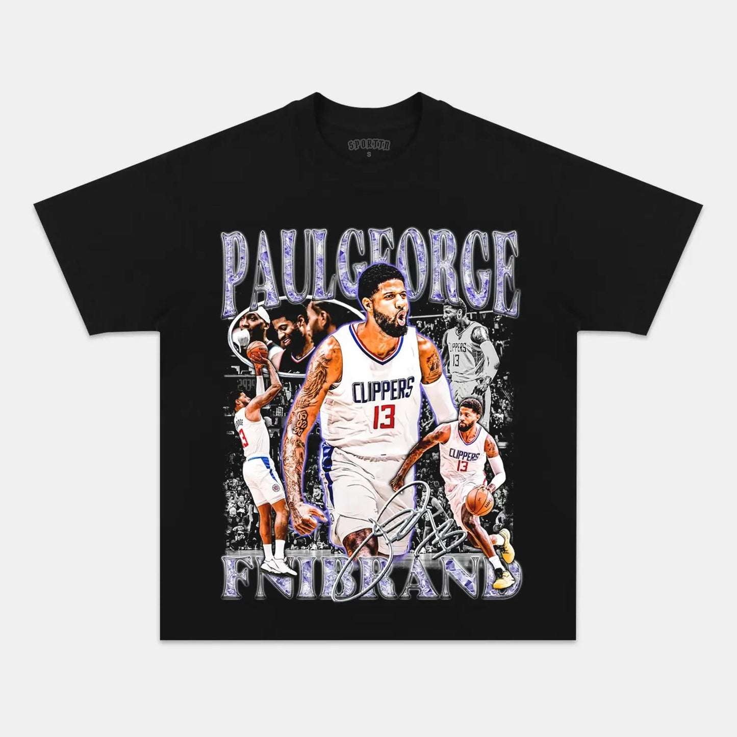 Unisex-Adult Ultra Cotton Washed T-Shirt Graphic  PAUL GEORGE VINTAGE TEE