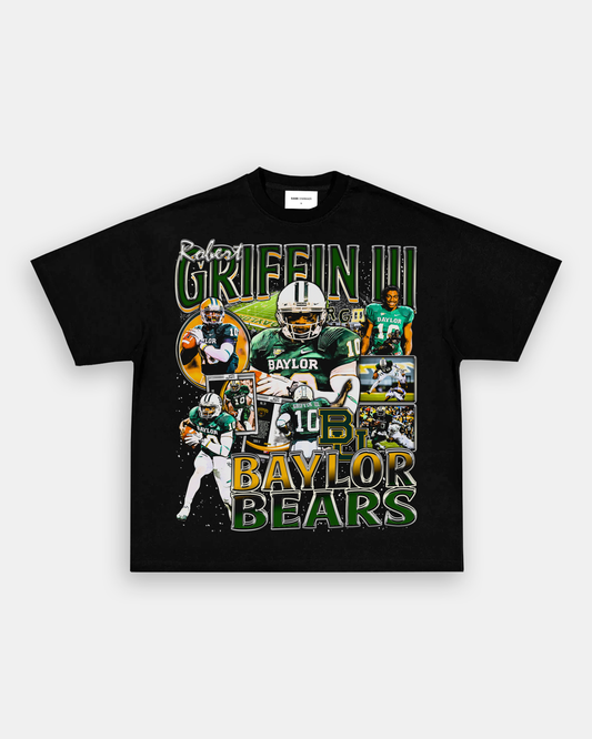 Unisex-Adult Ultra Cotton Washed T-Shirt Graphic ROBERT GRIFFIN III - BAYLOR TEE