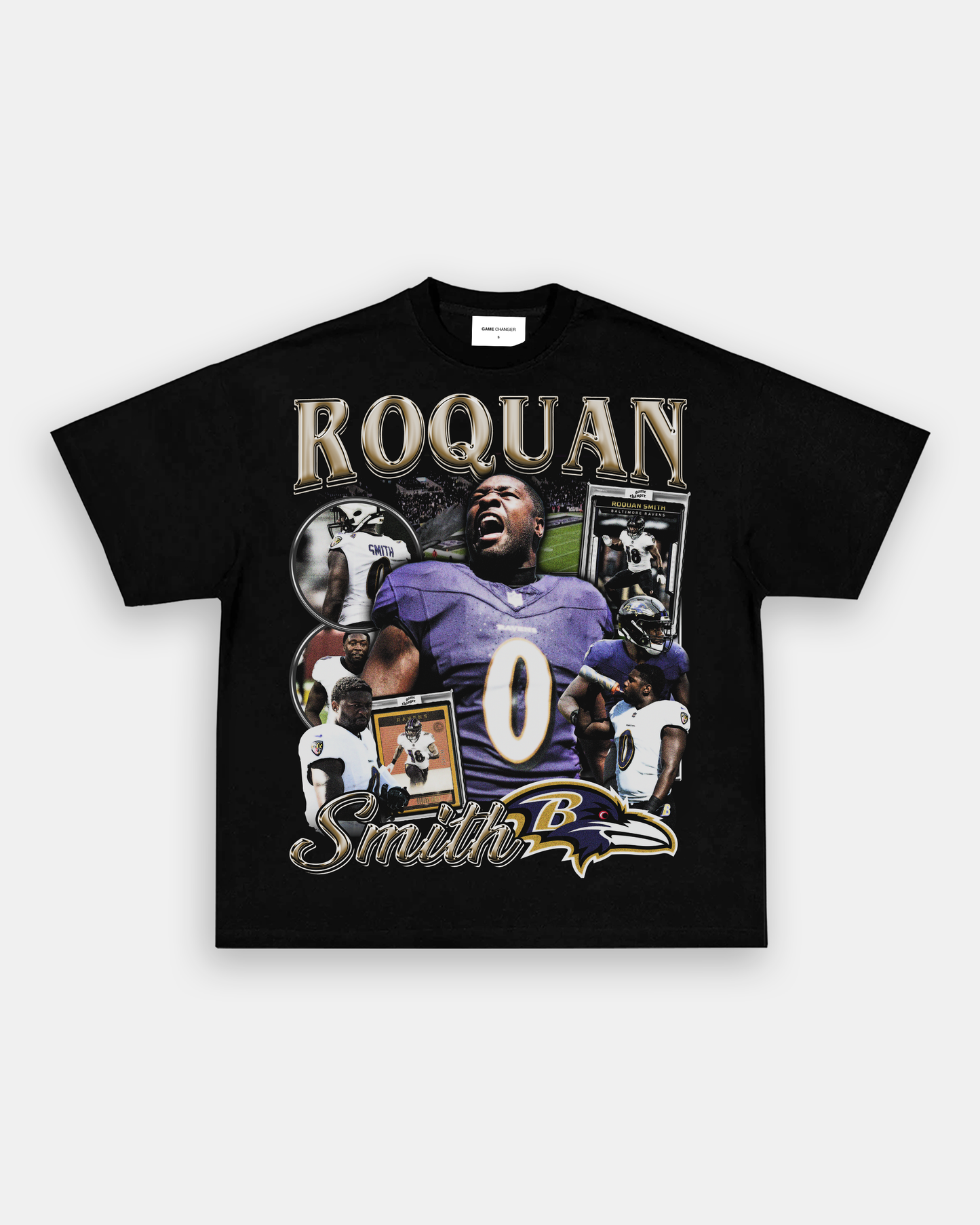 Unisex-Adult Ultra Cotton Washed T-Shirt Graphic ROQUAN SMITH TEE