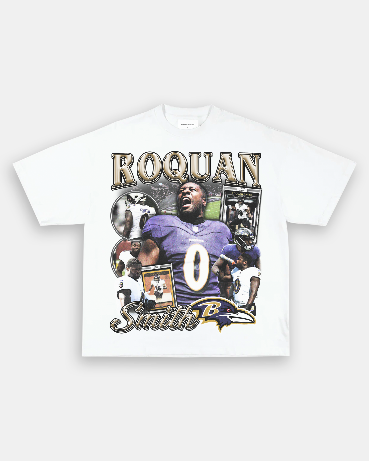 Unisex-Adult Ultra Cotton Washed T-Shirt Graphic ROQUAN SMITH TEE