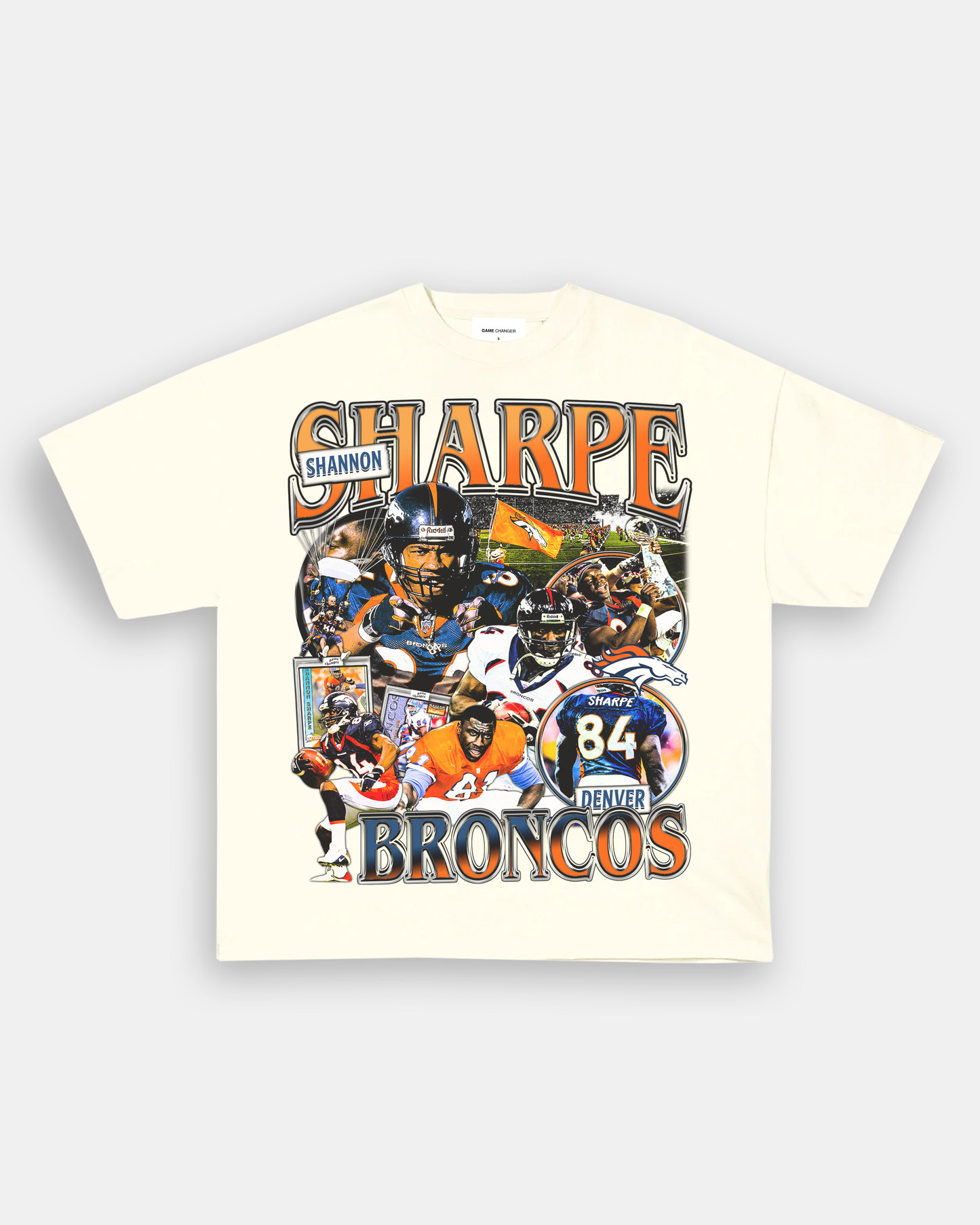 Unisex-Adult Ultra Cotton Washed T-Shirt Graphic SHANNON SHARPE TEE