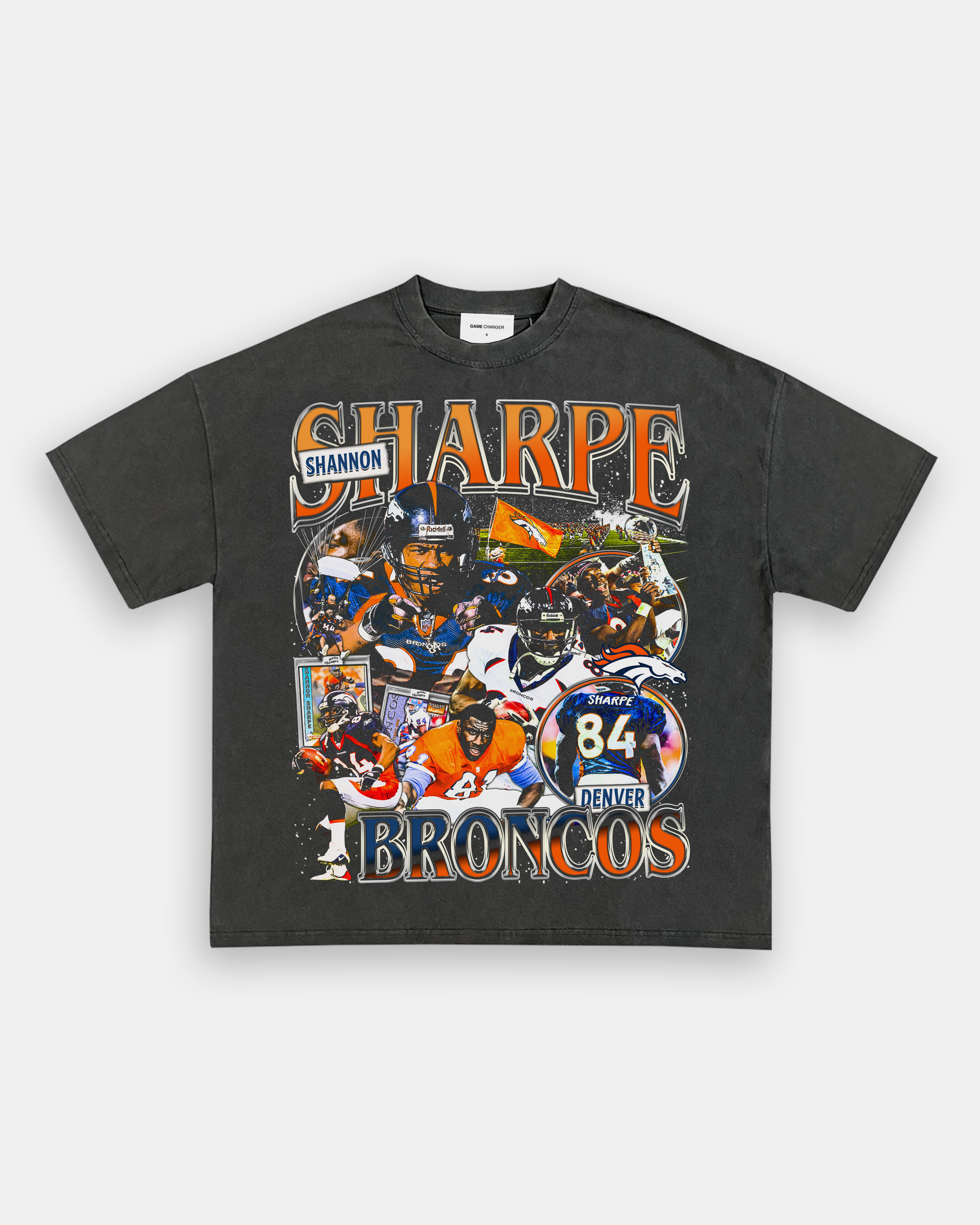 Unisex-Adult Ultra Cotton Washed T-Shirt Graphic SHANNON SHARPE TEE