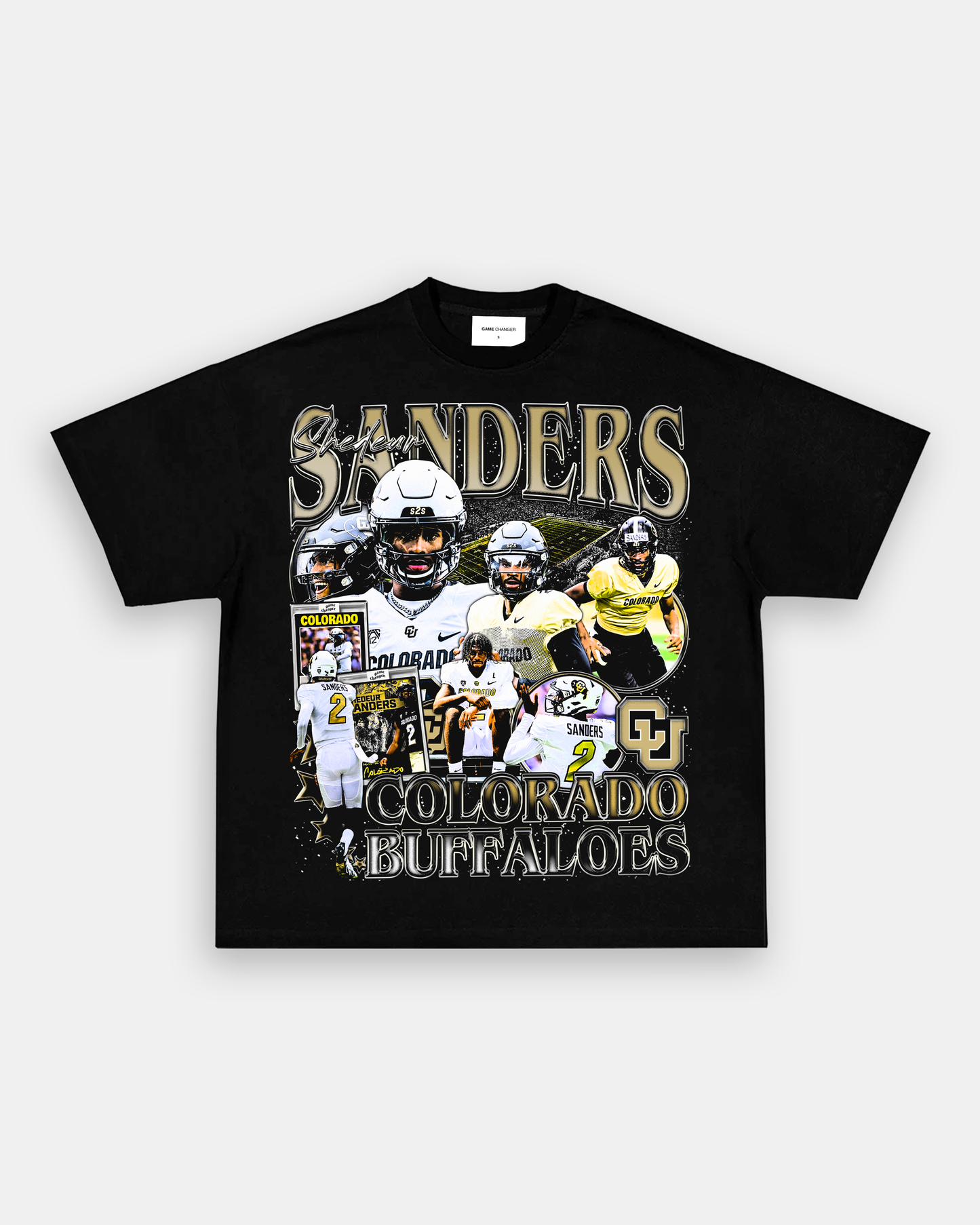 Unisex-Adult Ultra Cotton Washed T-Shirt Graphic SHEDEUR SANDERS TEE