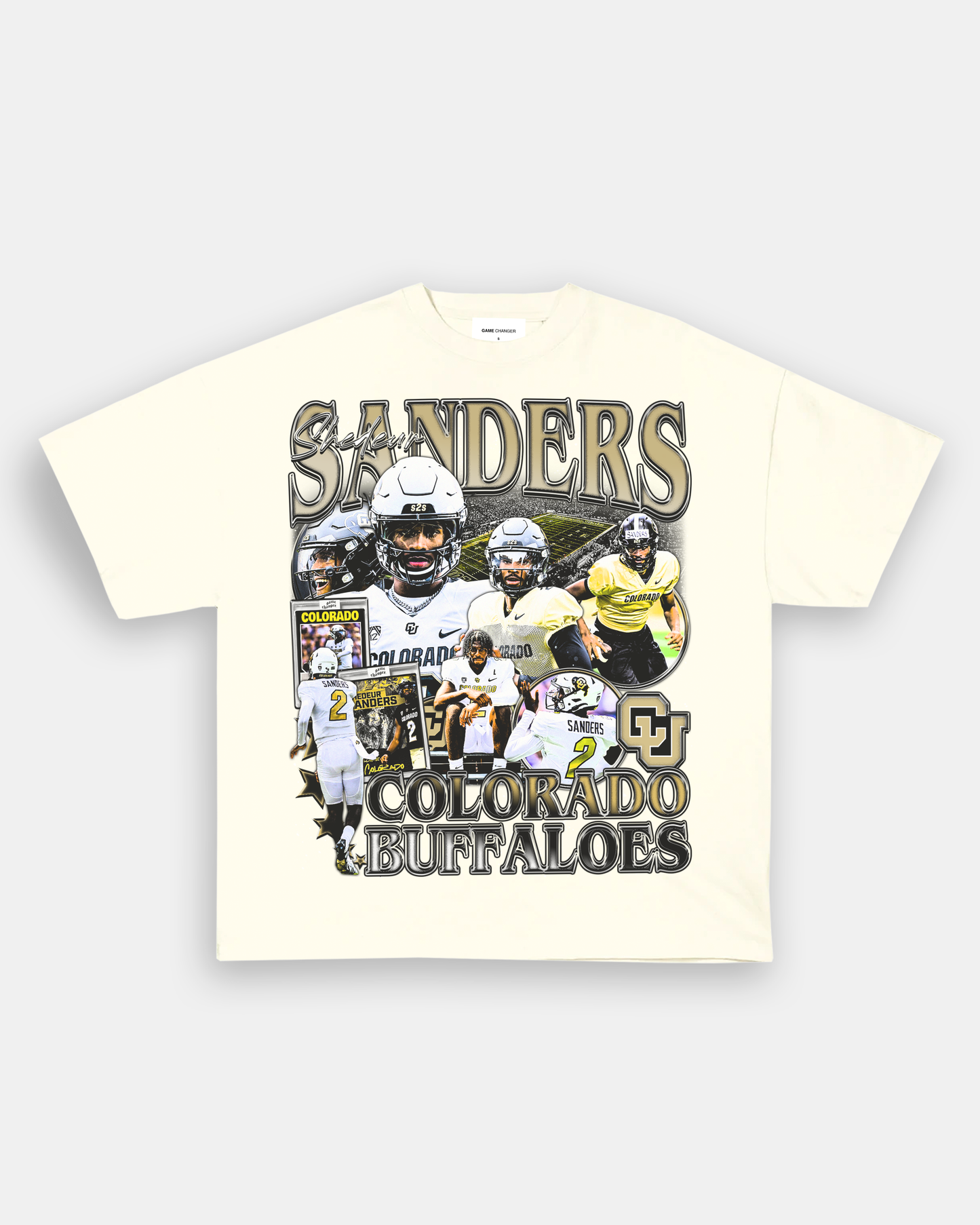 Unisex-Adult Ultra Cotton Washed T-Shirt Graphic SHEDEUR SANDERS TEE