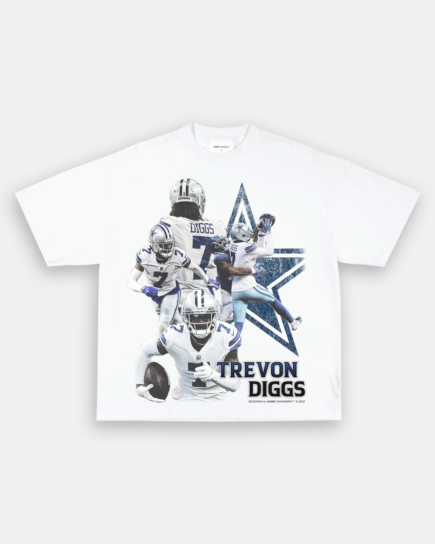 Unisex-Adult Ultra Cotton Washed T-Shirt Graphic TREVON DIGGS TEE