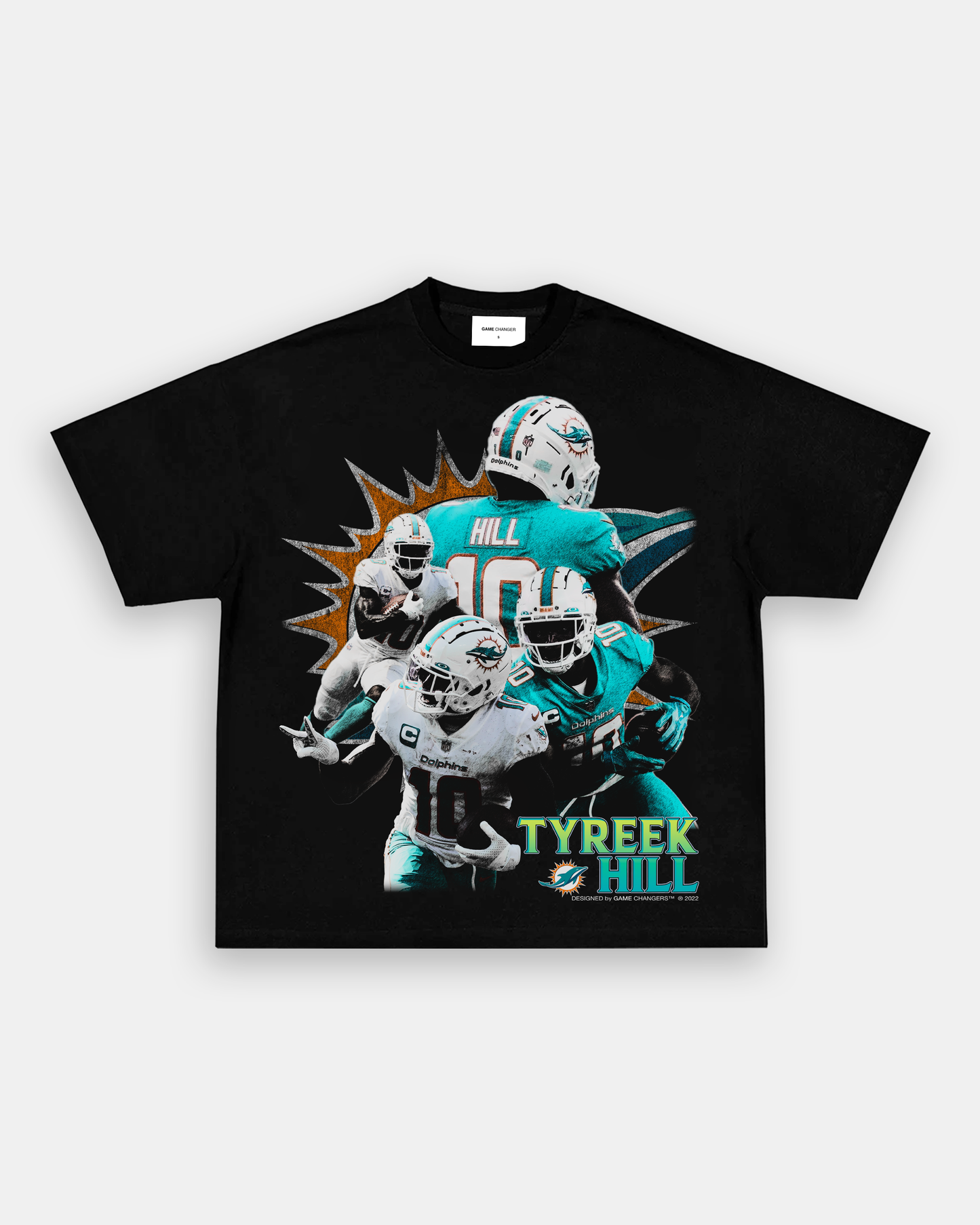 Unisex-Adult Ultra Cotton Washed T-Shirt Graphic TYREEK HILL TEE