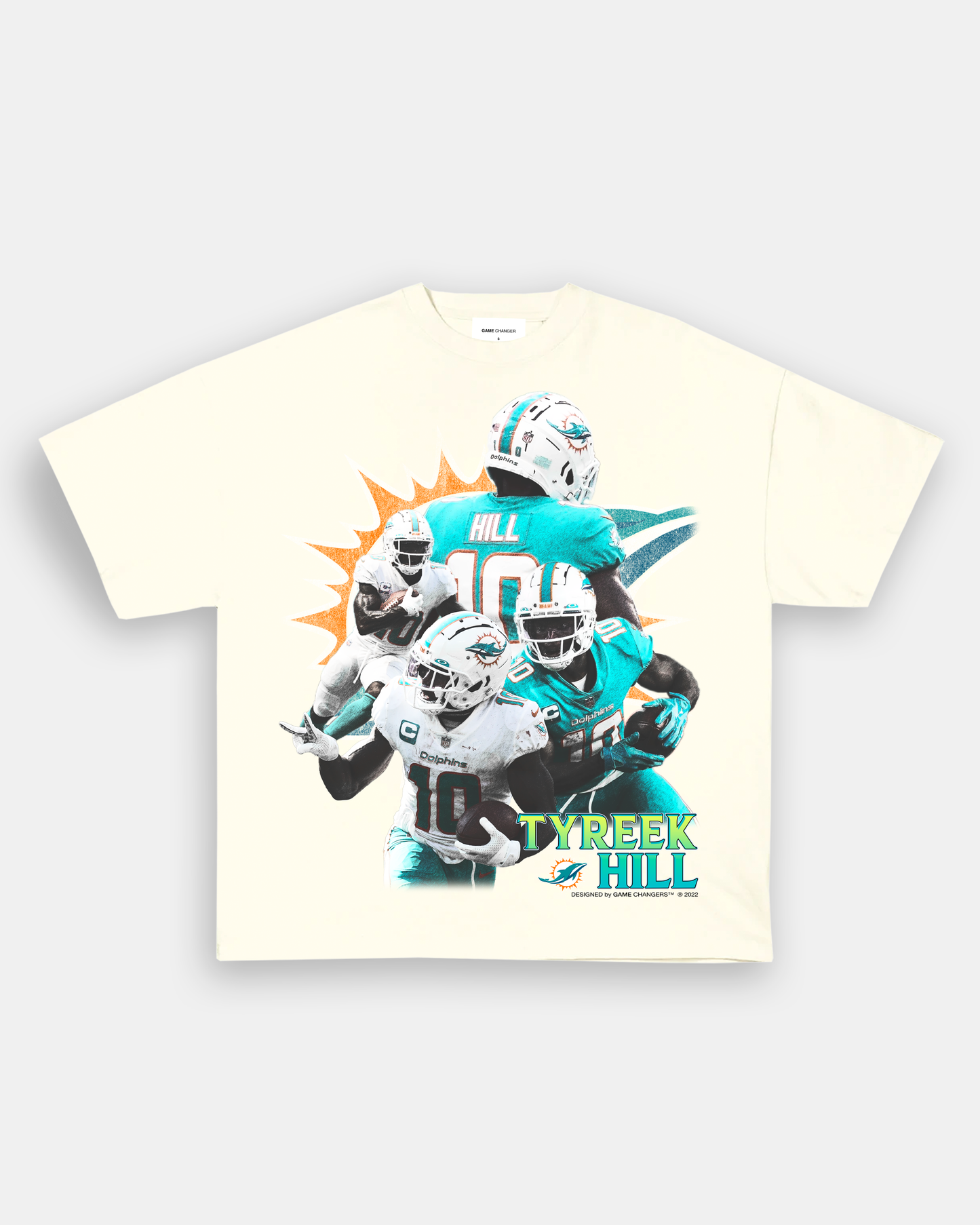 Unisex-Adult Ultra Cotton Washed T-Shirt Graphic TYREEK HILL TEE