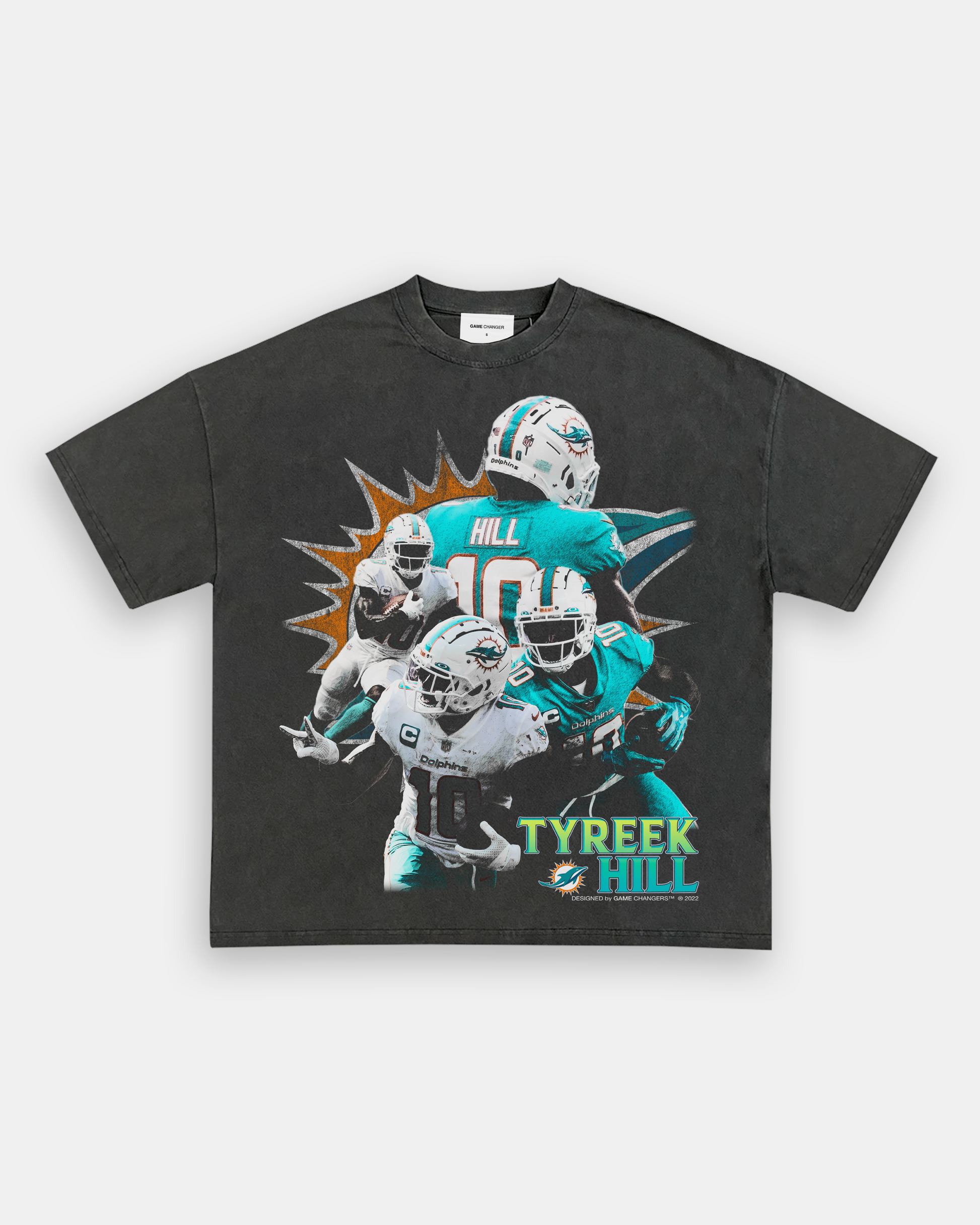 Unisex-Adult Ultra Cotton Washed T-Shirt Graphic TYREEK HILL TEE