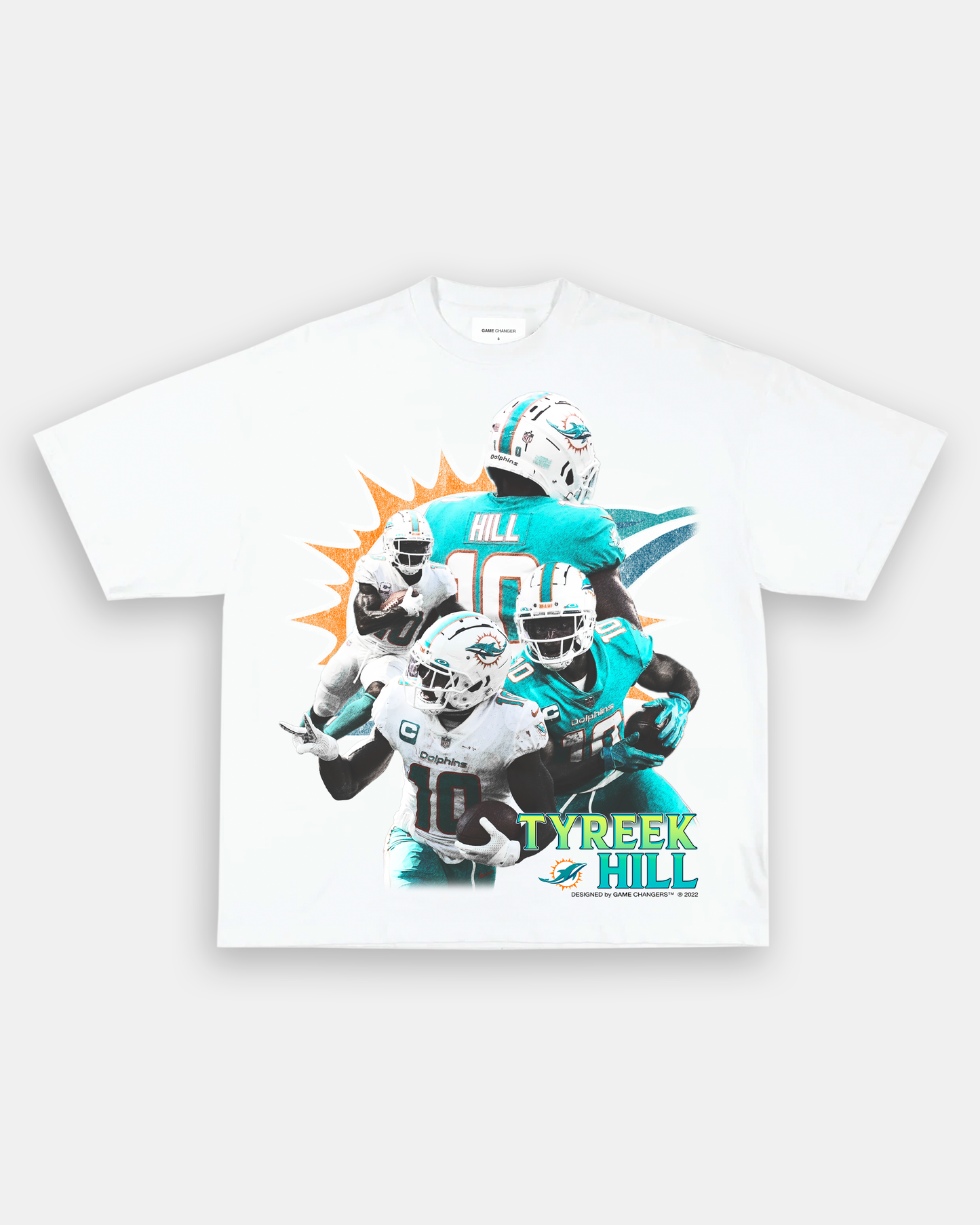 Unisex-Adult Ultra Cotton Washed T-Shirt Graphic TYREEK HILL TEE