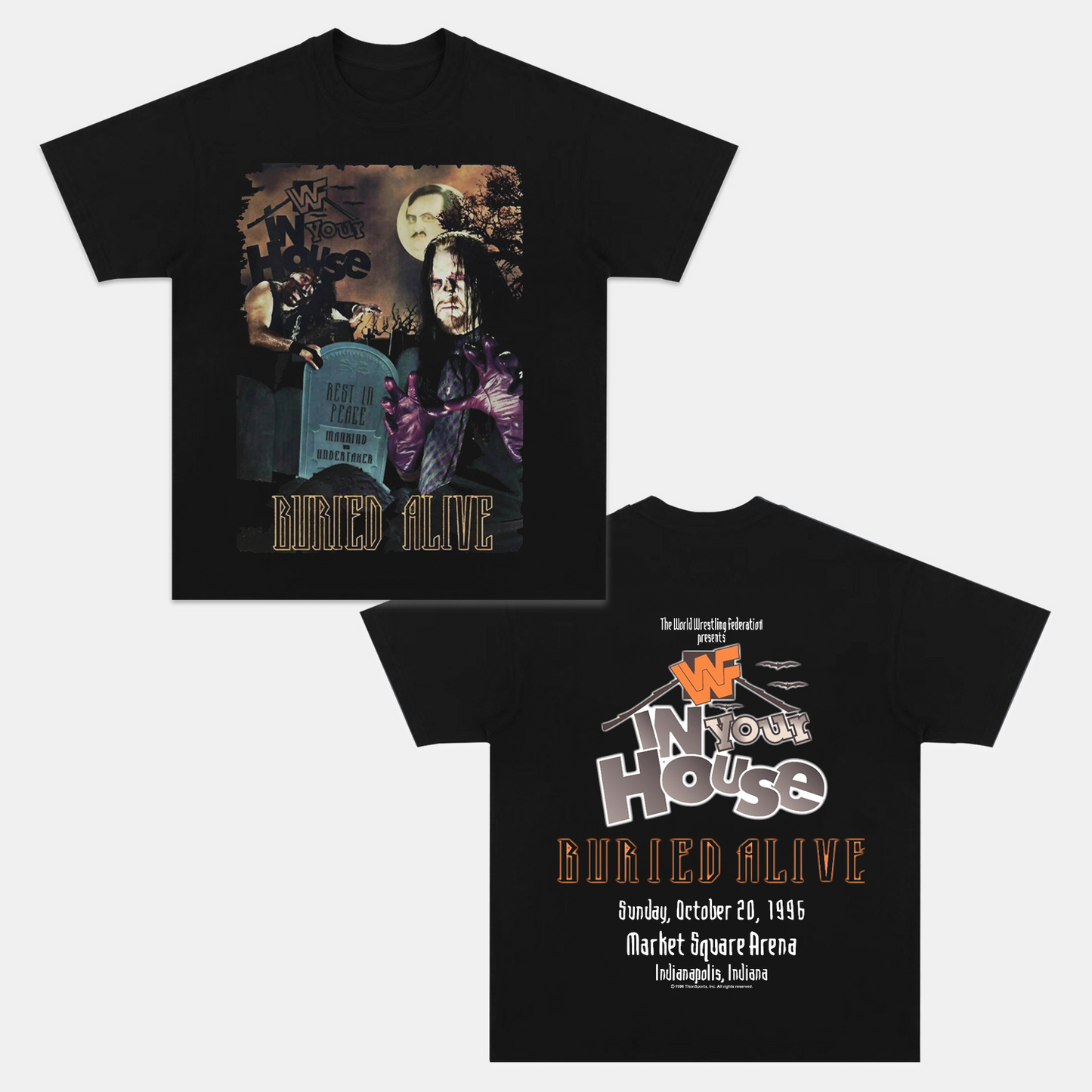 UNDERTAKER FOLEY 1996 DESIGN TEE