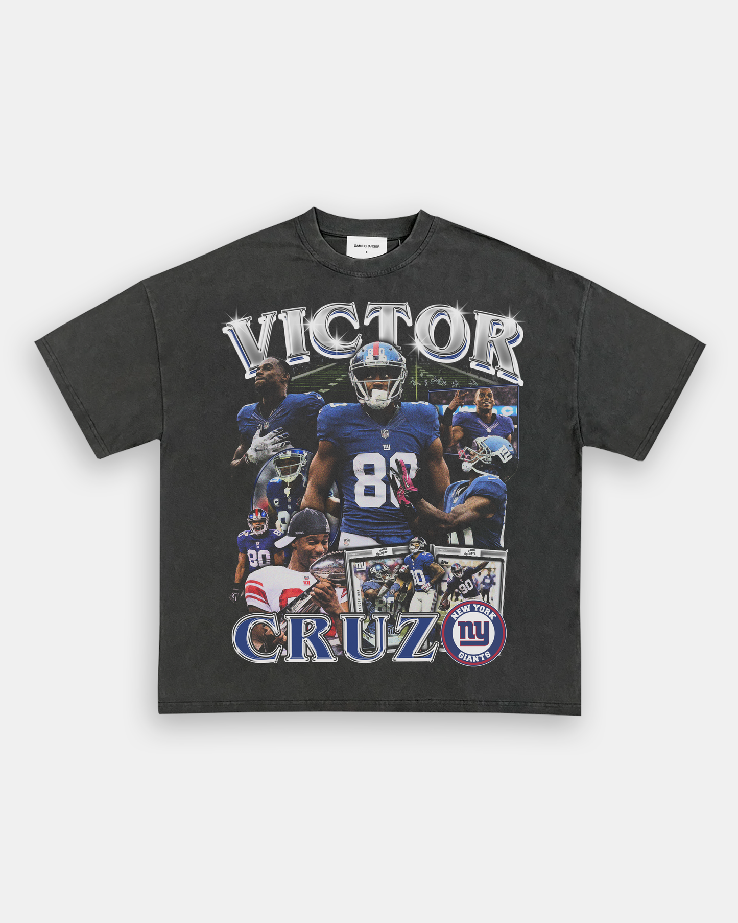 Unisex-Adult Ultra Cotton Washed T-Shirt Graphic VICTOR CRUZ TEE