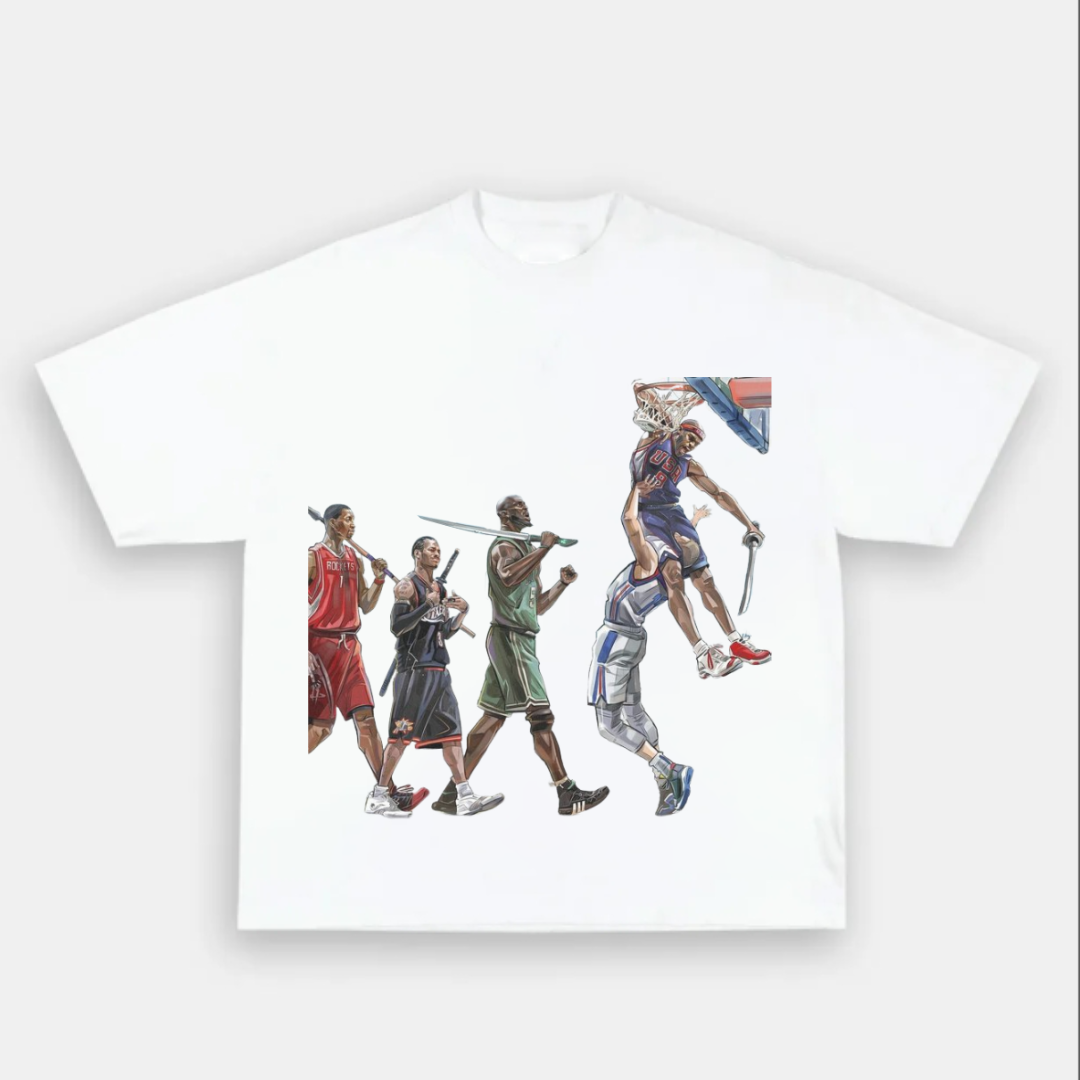 Unisex-Adult Ultra Cotton Washed T-Shirt Graphic NBA 2024 TEE