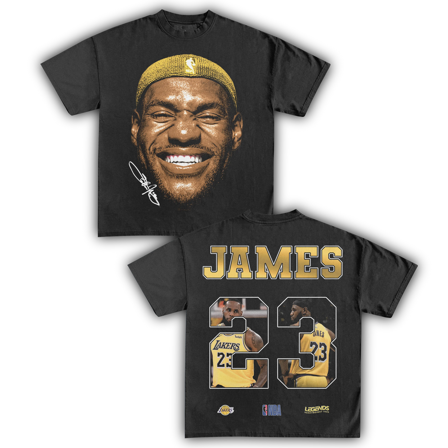 LEBRON JAMES BIG FACE 23 TEE