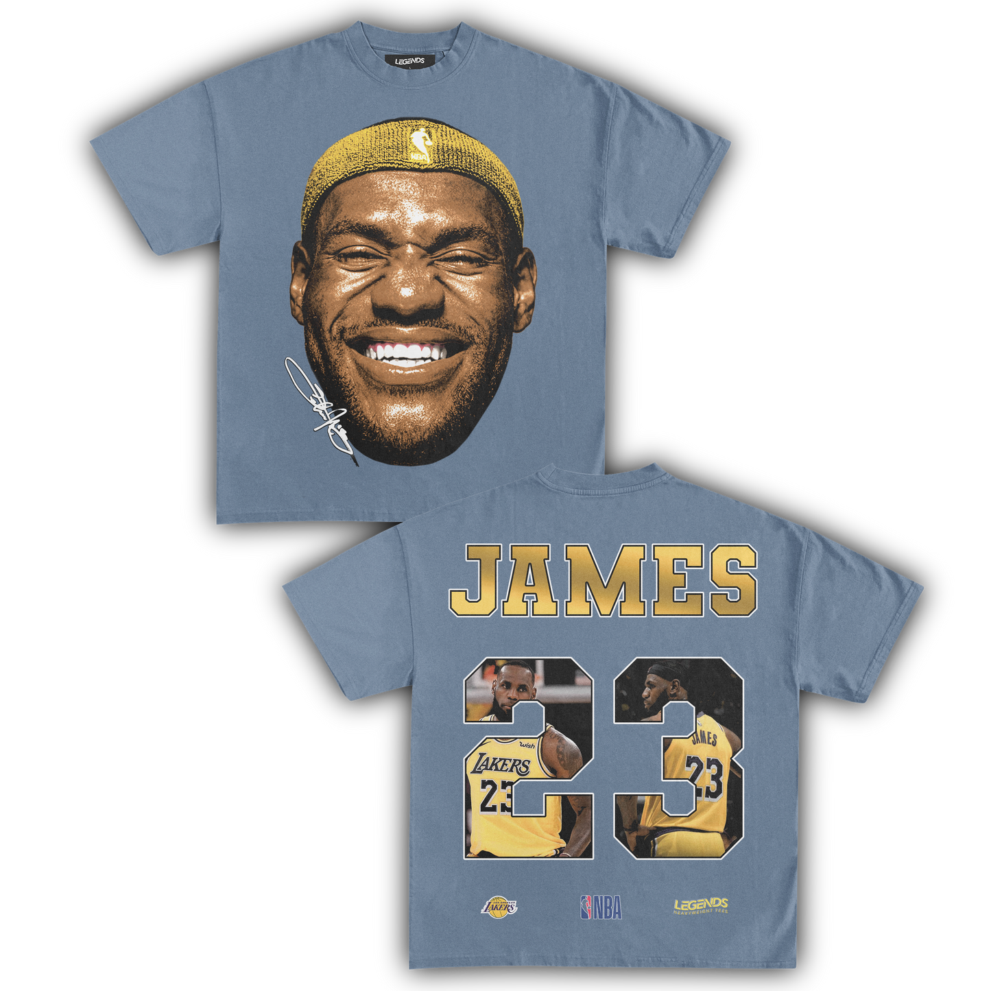 LEBRON JAMES BIG FACE 23 TEE