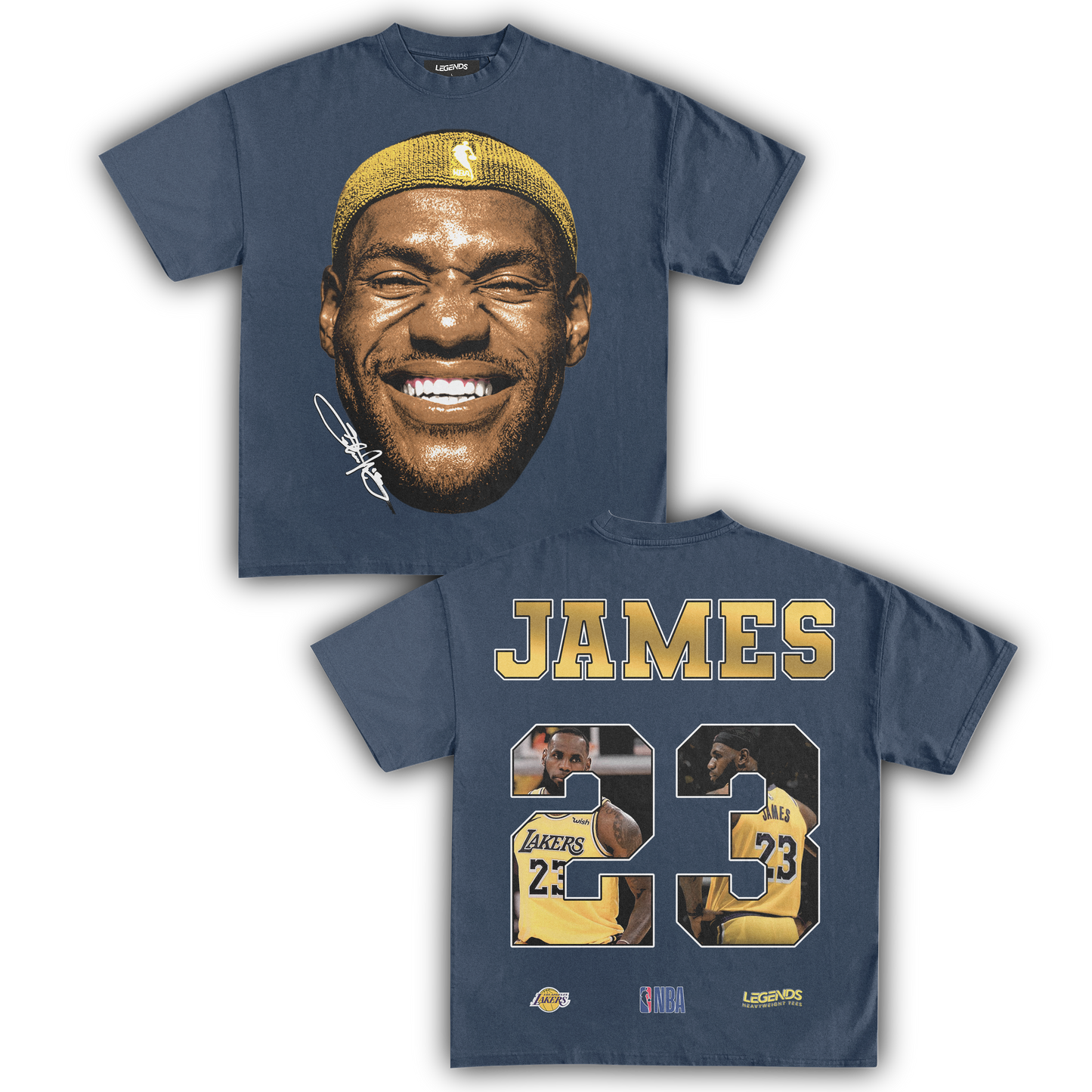 LEBRON JAMES BIG FACE 23 TEE