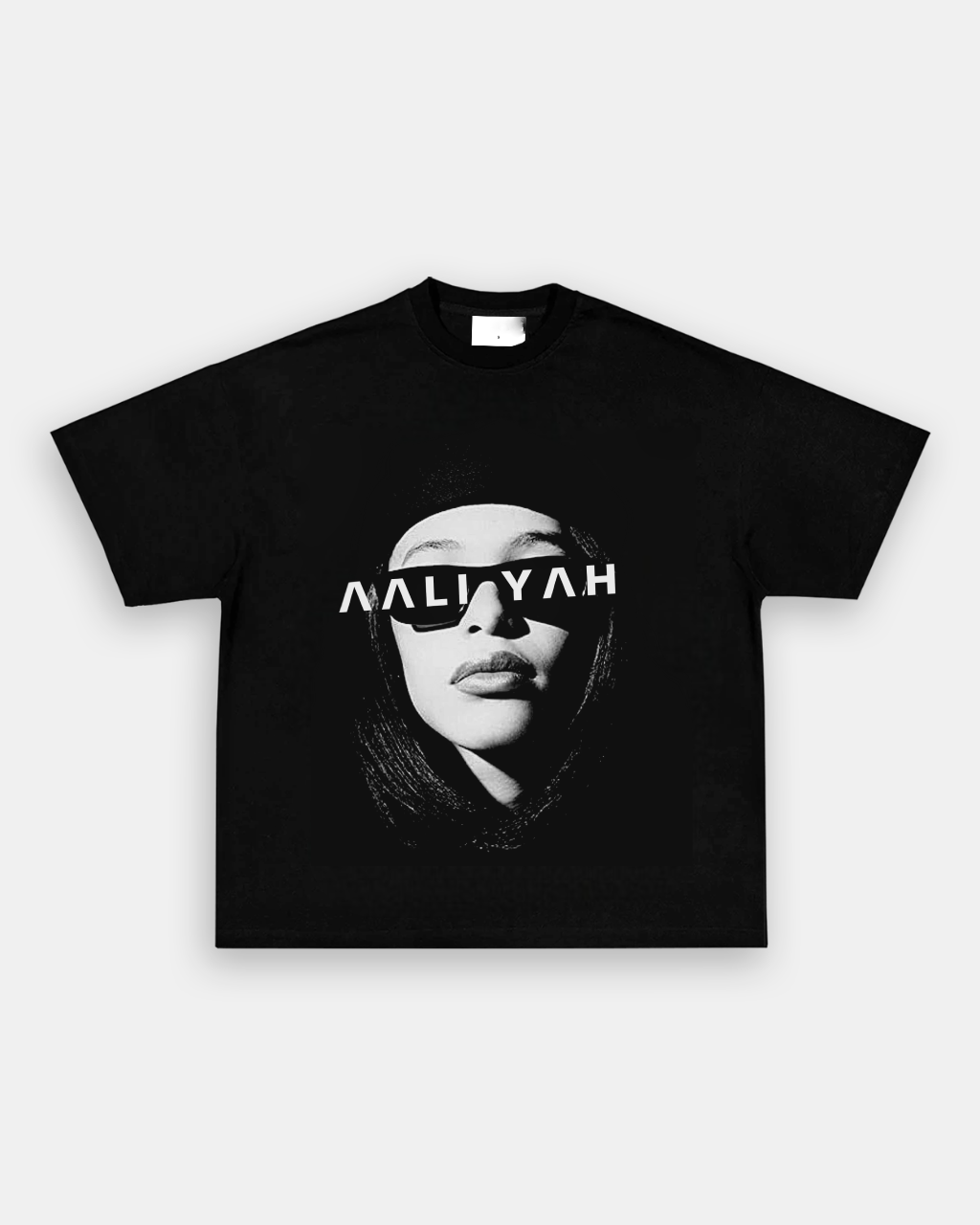 Aaliyah Minimal Black T Shirt