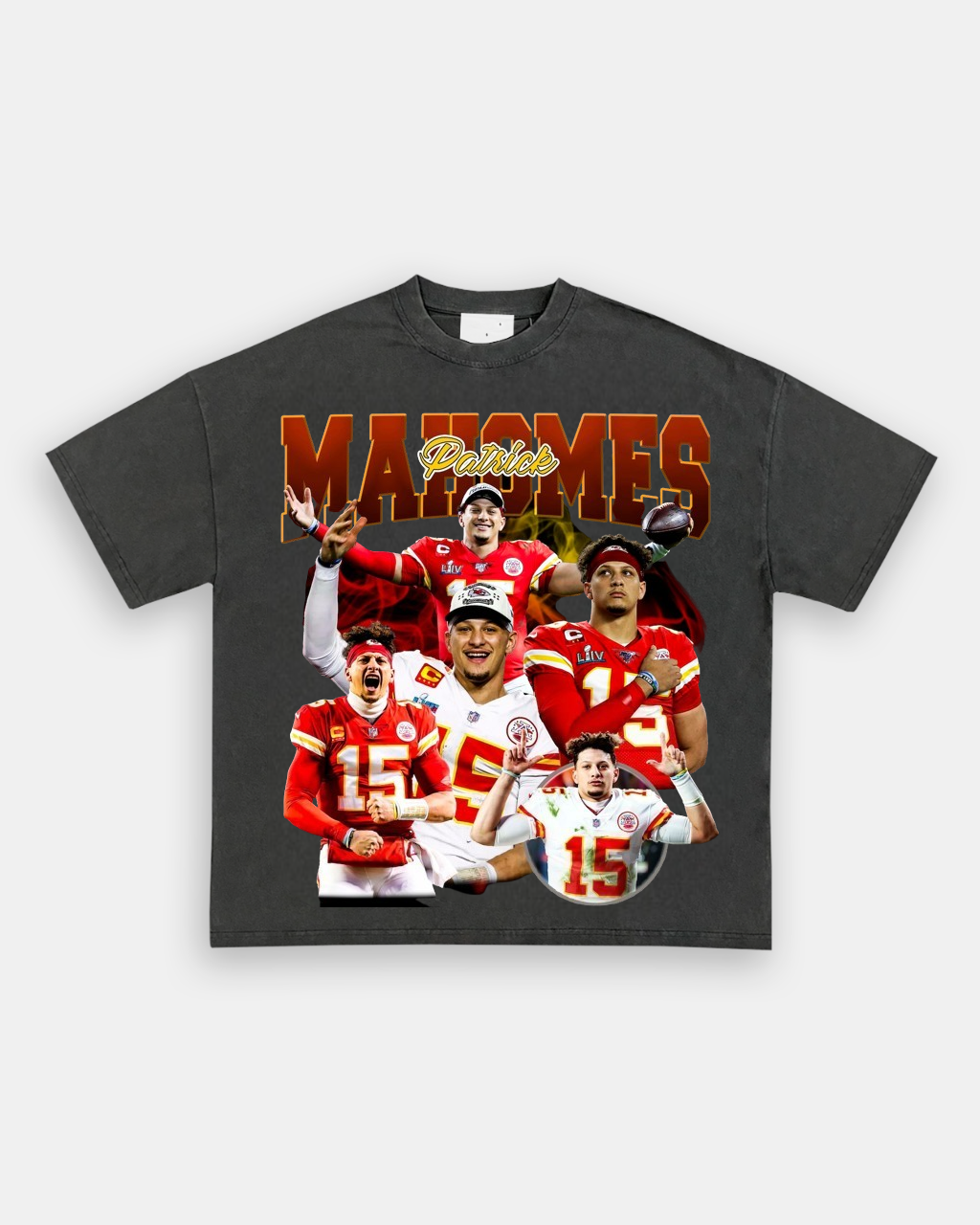 Unisex-Adult Ultra Cotton Washed T-Shirt Graphic PATRICK MAHOMES - TT TEE