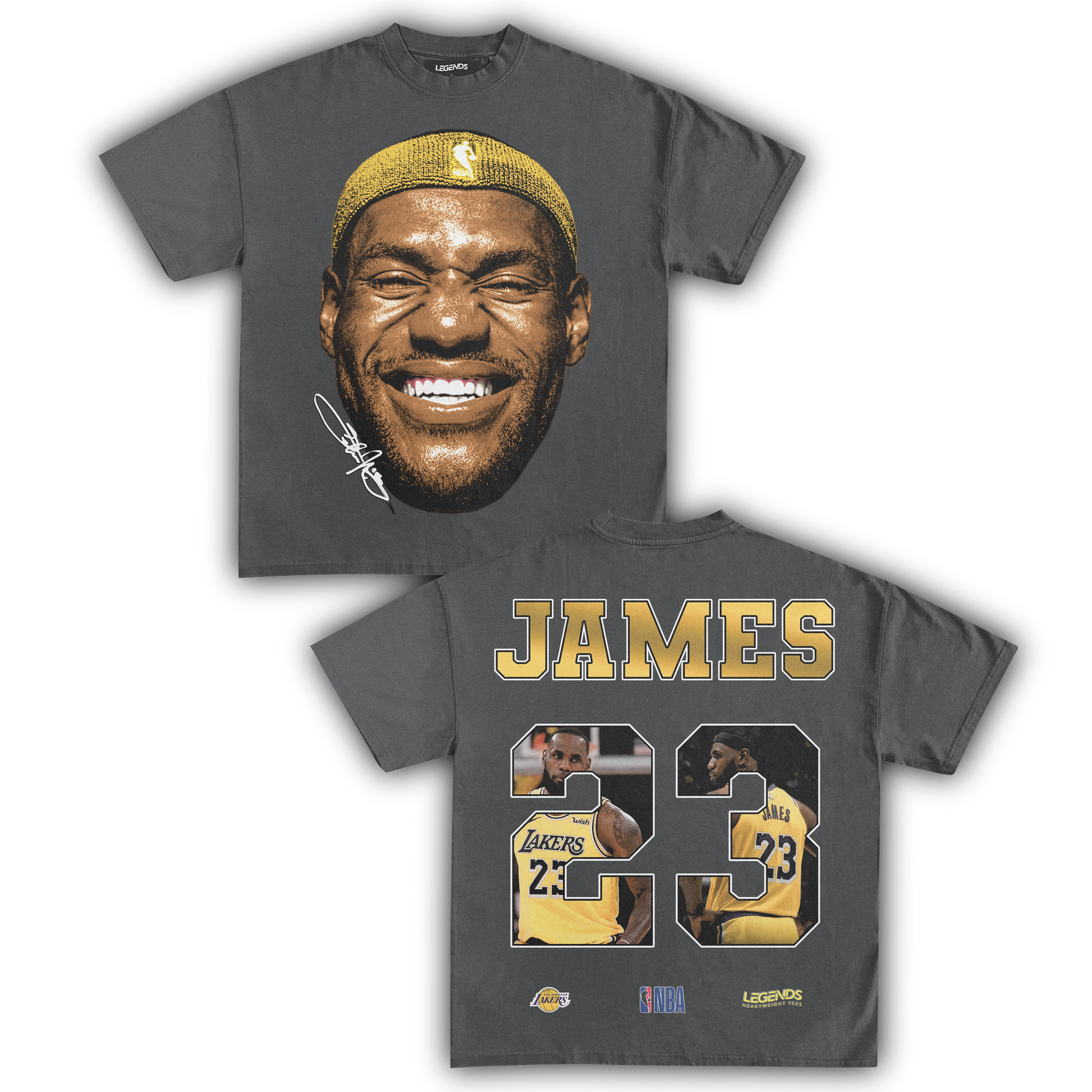 LEBRON JAMES BIG FACE 23 TEE