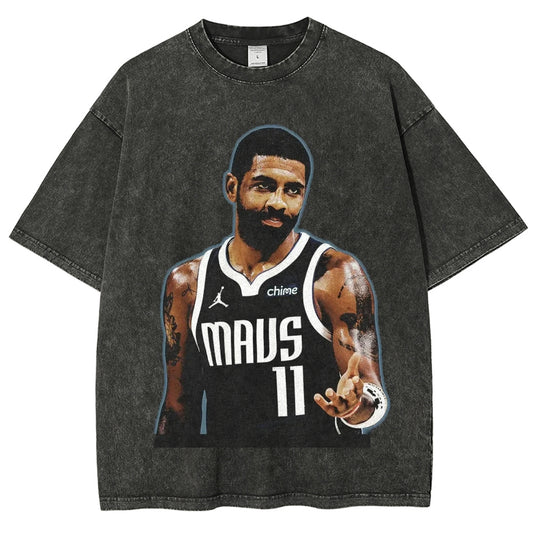 Unisex-Adult Ultra Cotton Washed T-Shirt Graphic KYRIE IRVING TEE