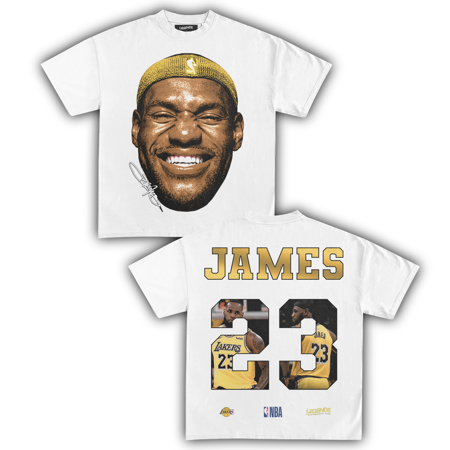 LEBRON JAMES BIG FACE 23 TEE